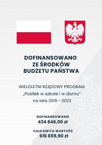 Foto: Program „Posiłek w szkole i w domu”